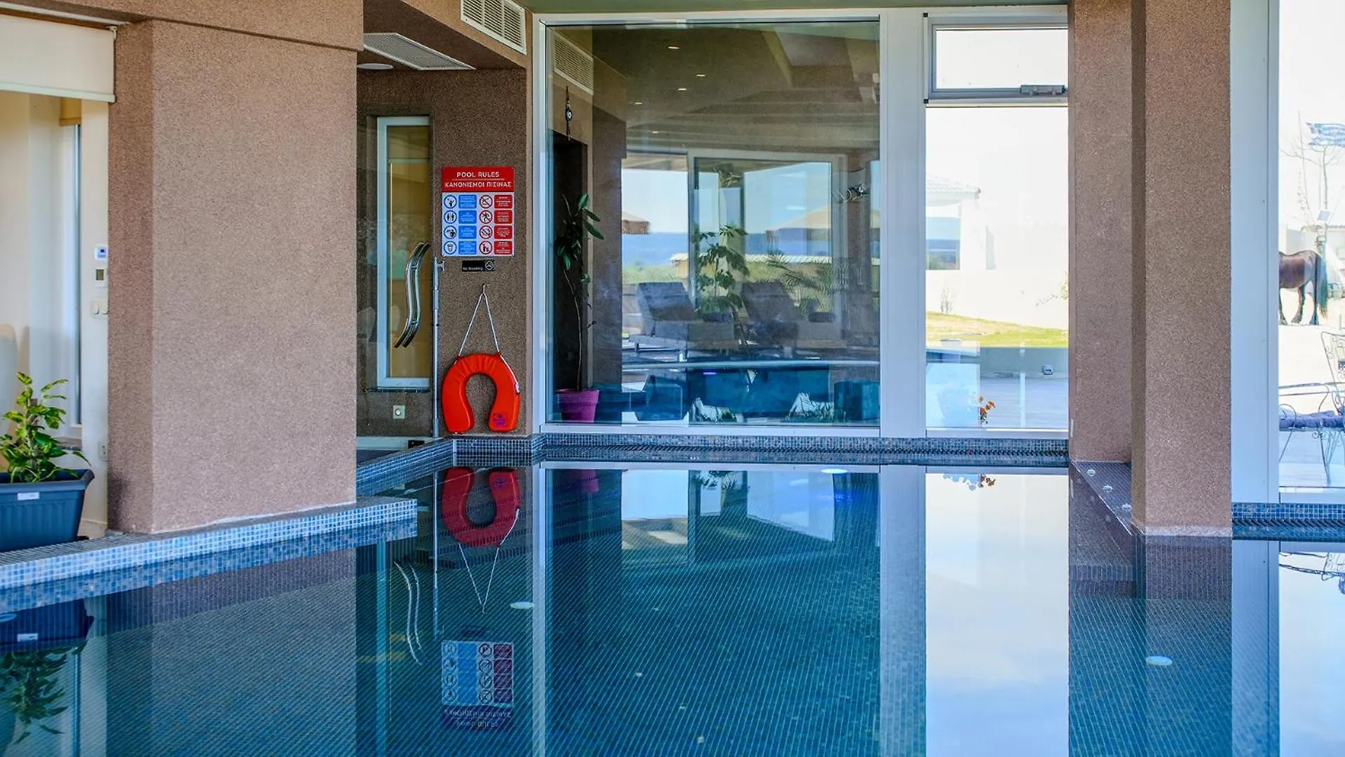 Gf Luxury Villa With Indoor Pool -Afytos